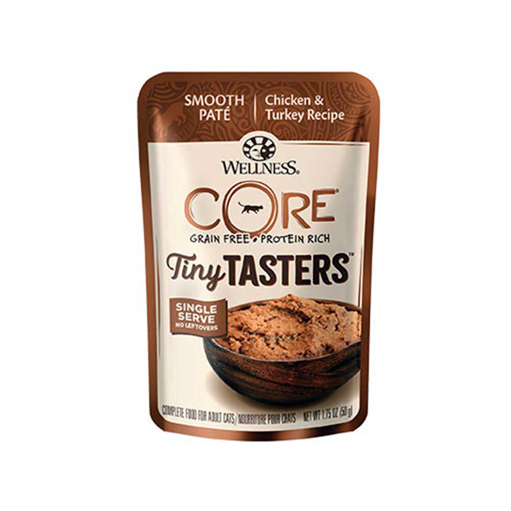 Wellness Core Grain Free Tiny Tasters Smooth Pate Chicken & Turkey