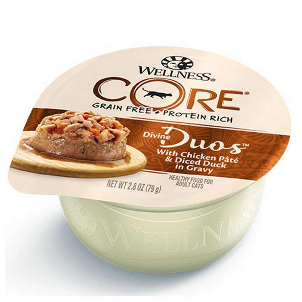 Wellness CORE Protein-Rich Divine Duos with Chicken Pate and Diced Duck