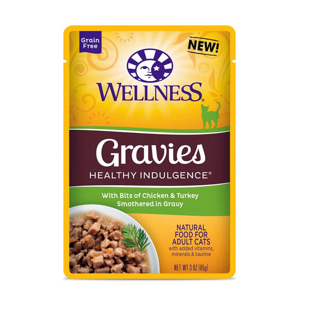 Wellness Healthy Indulgence Gravies, Chicken & Turkey Wet Cat Food