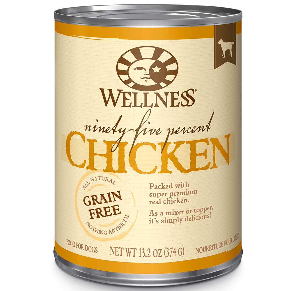 Wellness 95% Chicken Canned Dog Foodx12