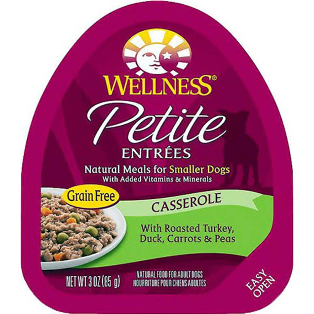 Wellness Petite Entrees Casserole With Roasted Turkey,Duck,Carrots&Peas for SB