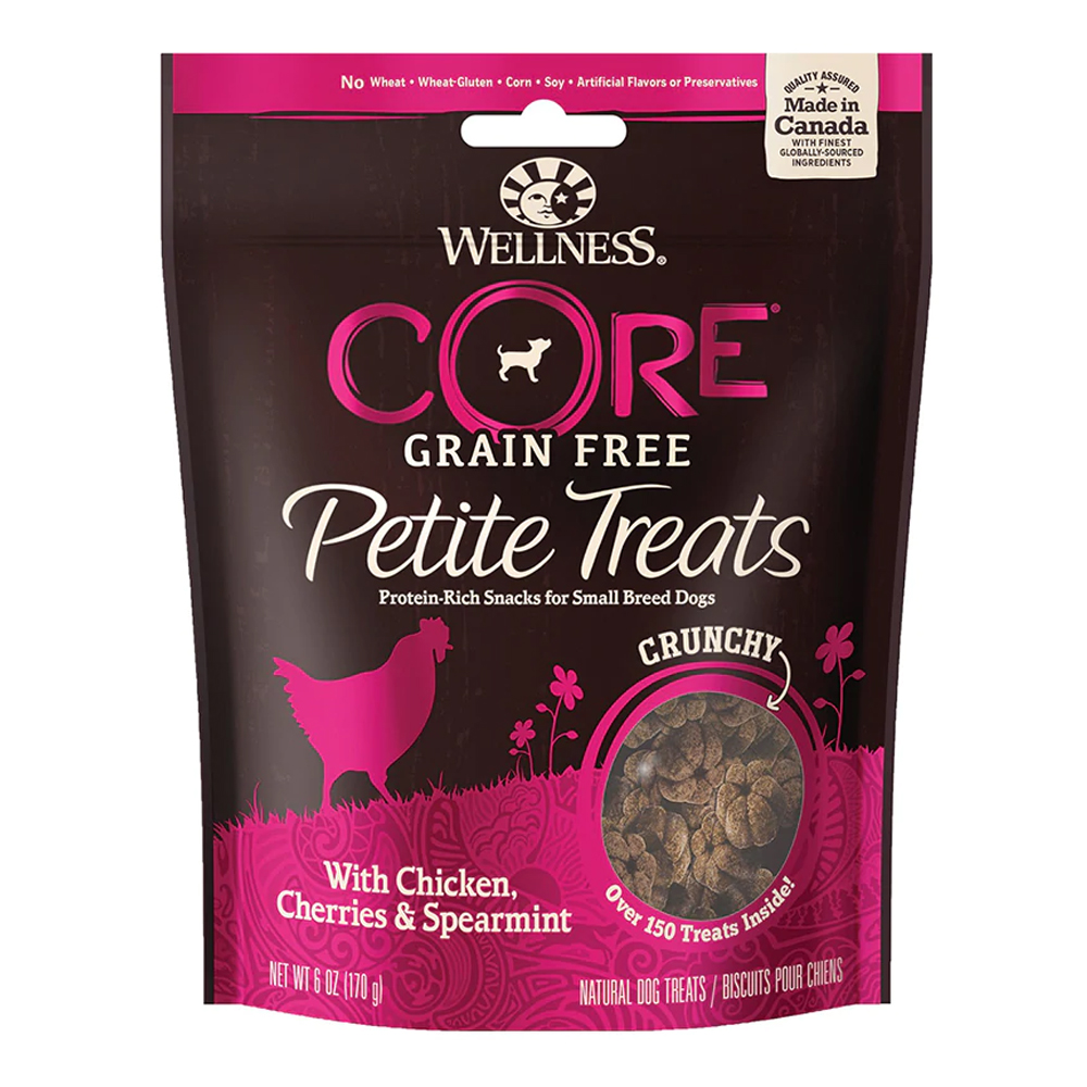 Wellness SB Petite Crunchy Mini-Bites with Chicken, Cherries & Spearmint