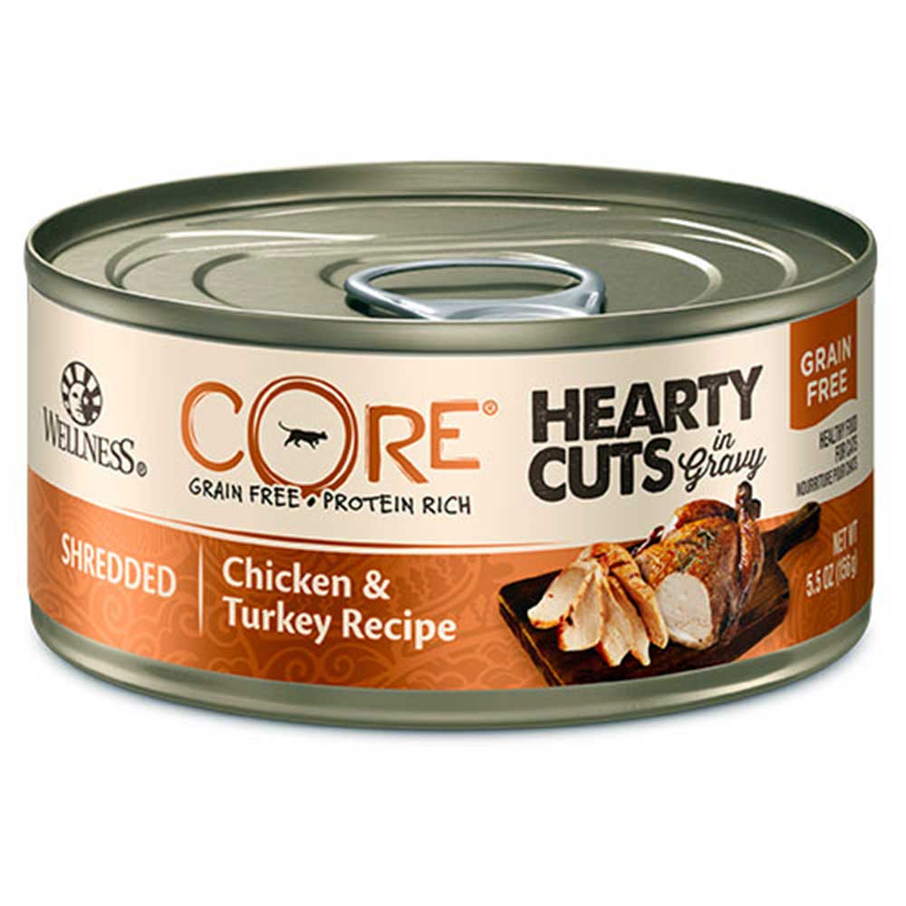 Wellness CORE Grain-Free Hearty Cuts In Gravy Shredded Chicken & Turkey