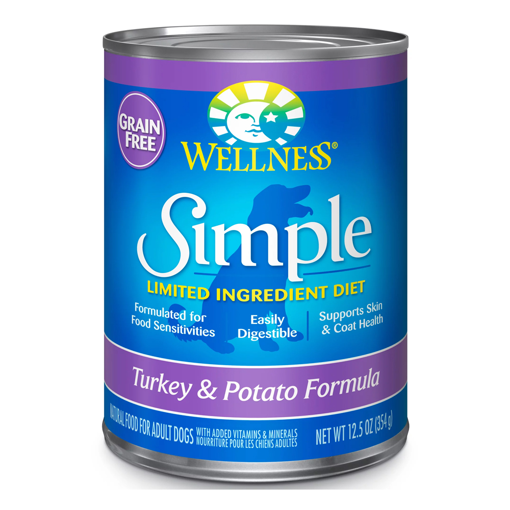 Wellness Simple Turkey & Potato Formula (Grain-Free) Canned Dog Food