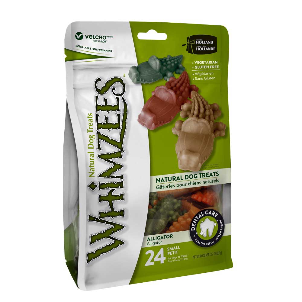 Whimzees Dental Dog Treats, Alligator