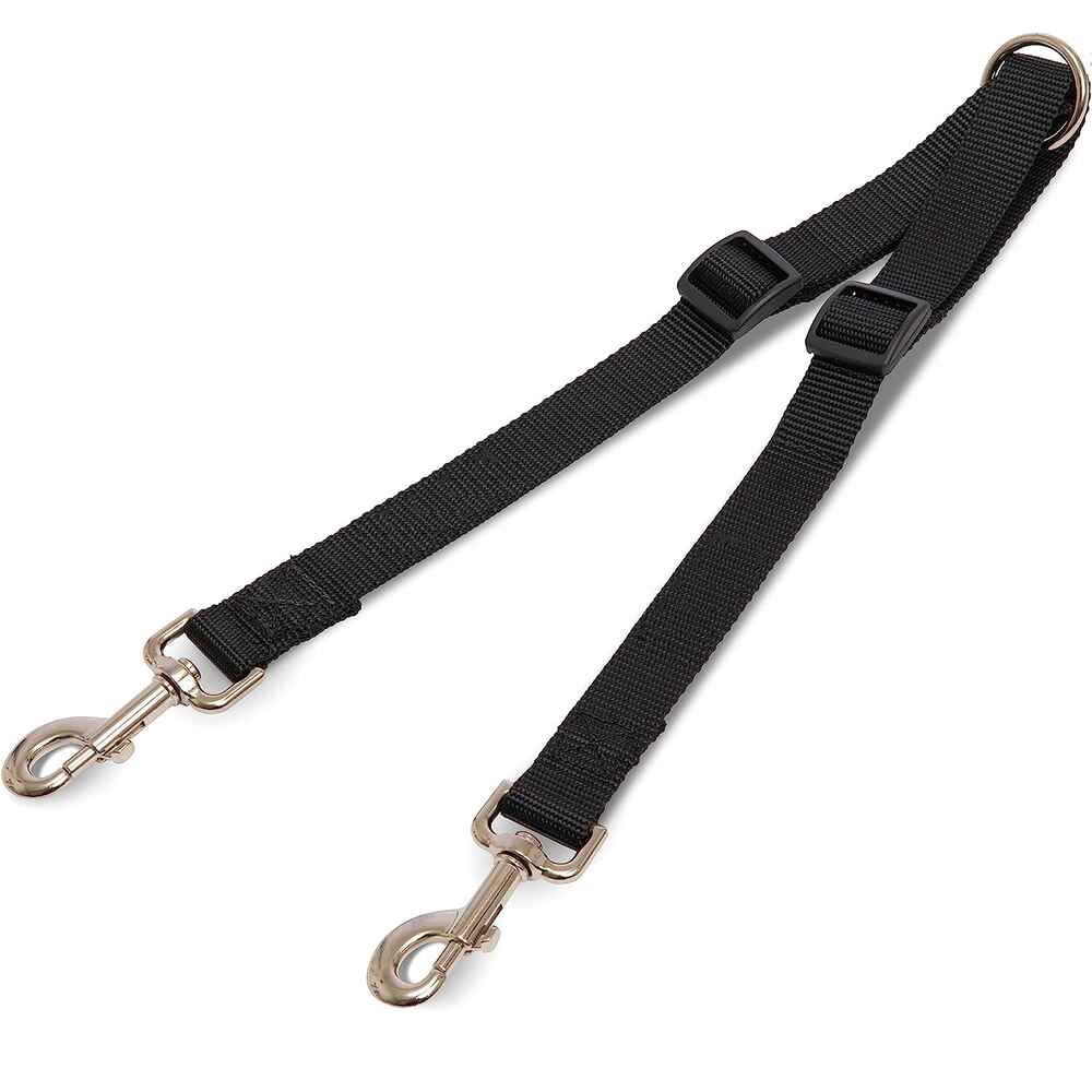 Wiggles Coupler Dog Leash Black