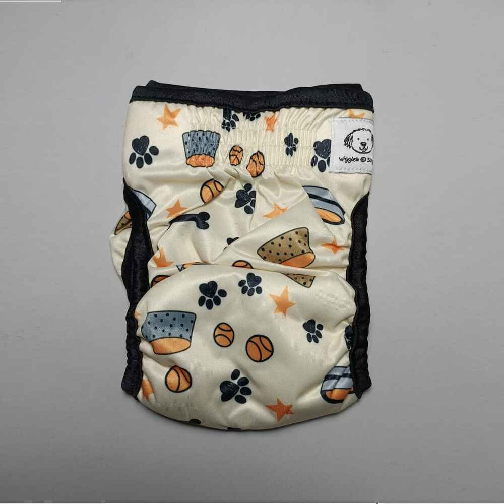 Wiggles Female Diapers Bone & Tennis L