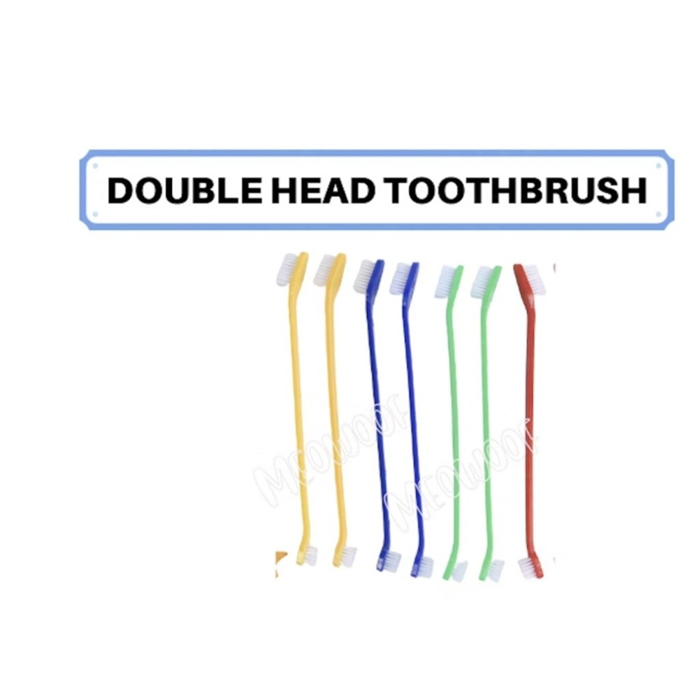 Wiggles Two Heads Dog And Cat Tooth Brush