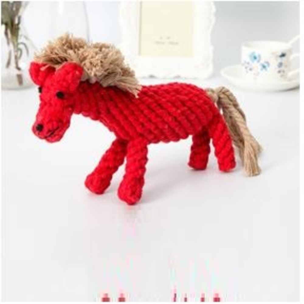 Wiggles Knot Cotton Rope - Horse