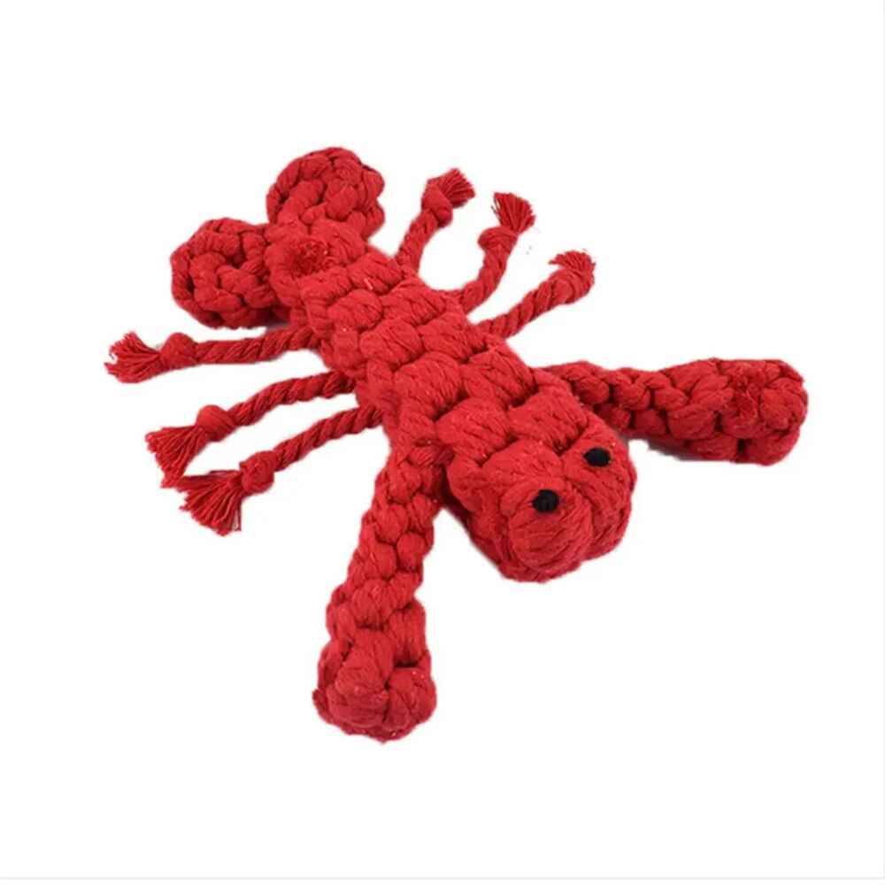 Wiggles Knot Cotton Rope - Lobster