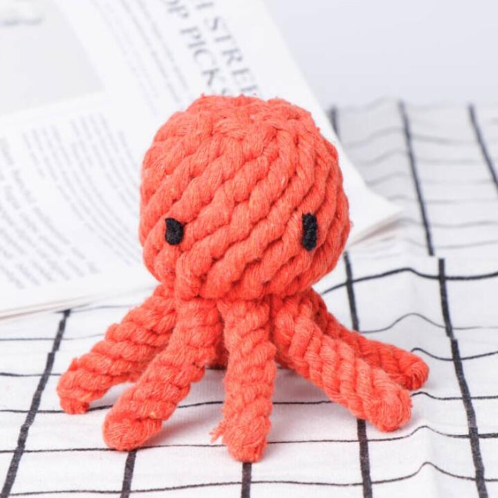 Wiggles Knot Cotton Rope - Octopus