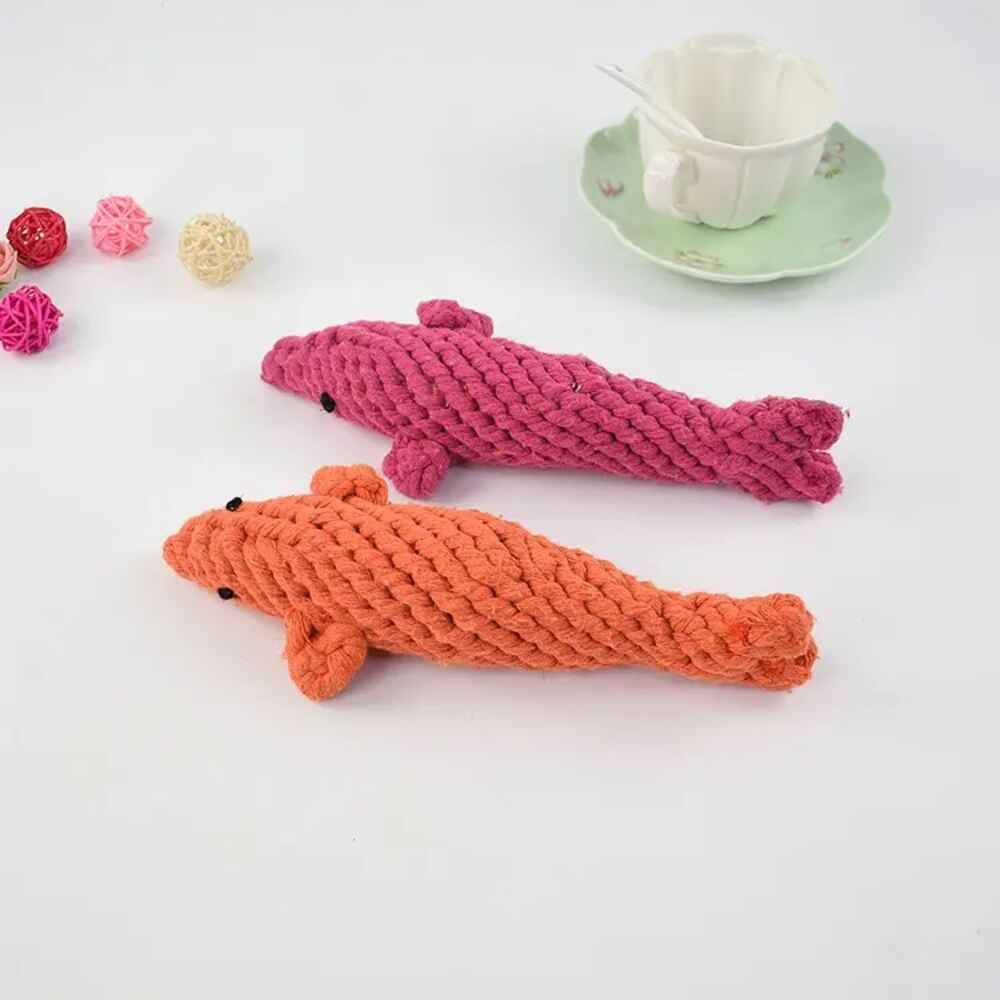 Wiggles Knot Cotton Rope - Whale