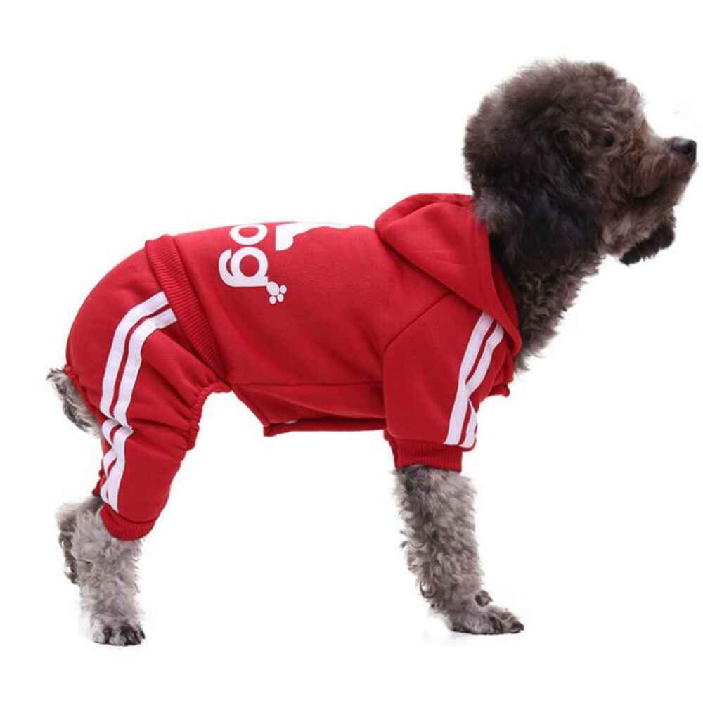 Wiggles Pet Clothes Hoody Red XS