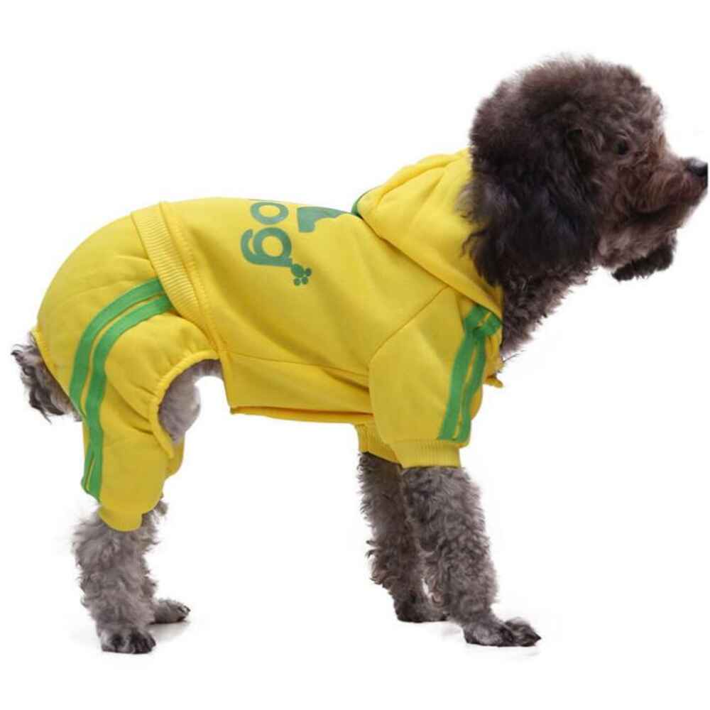 Wiggles Pet Clothes Hoody Yellow M