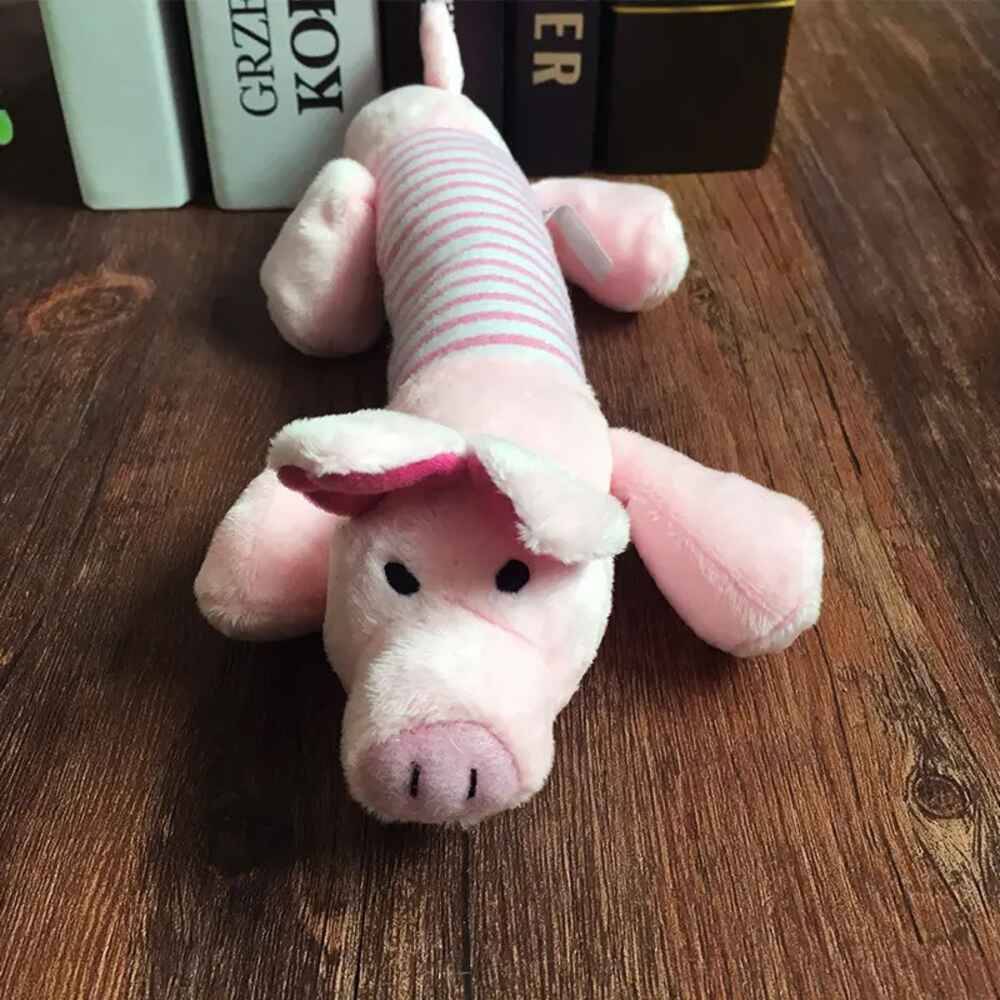 Wiggles Plush Chew Toy Pig