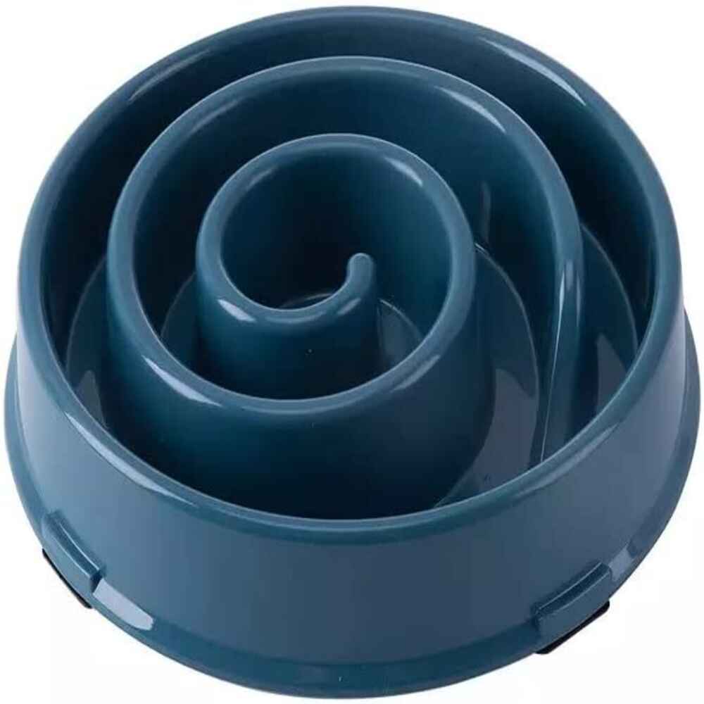 Wiggles Slow Feeder Dog Bowls Blue