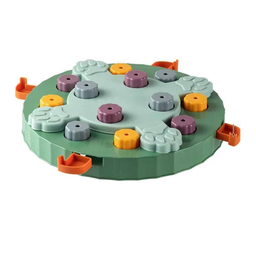 Wiggles Slow Feeder Dog Plate Green