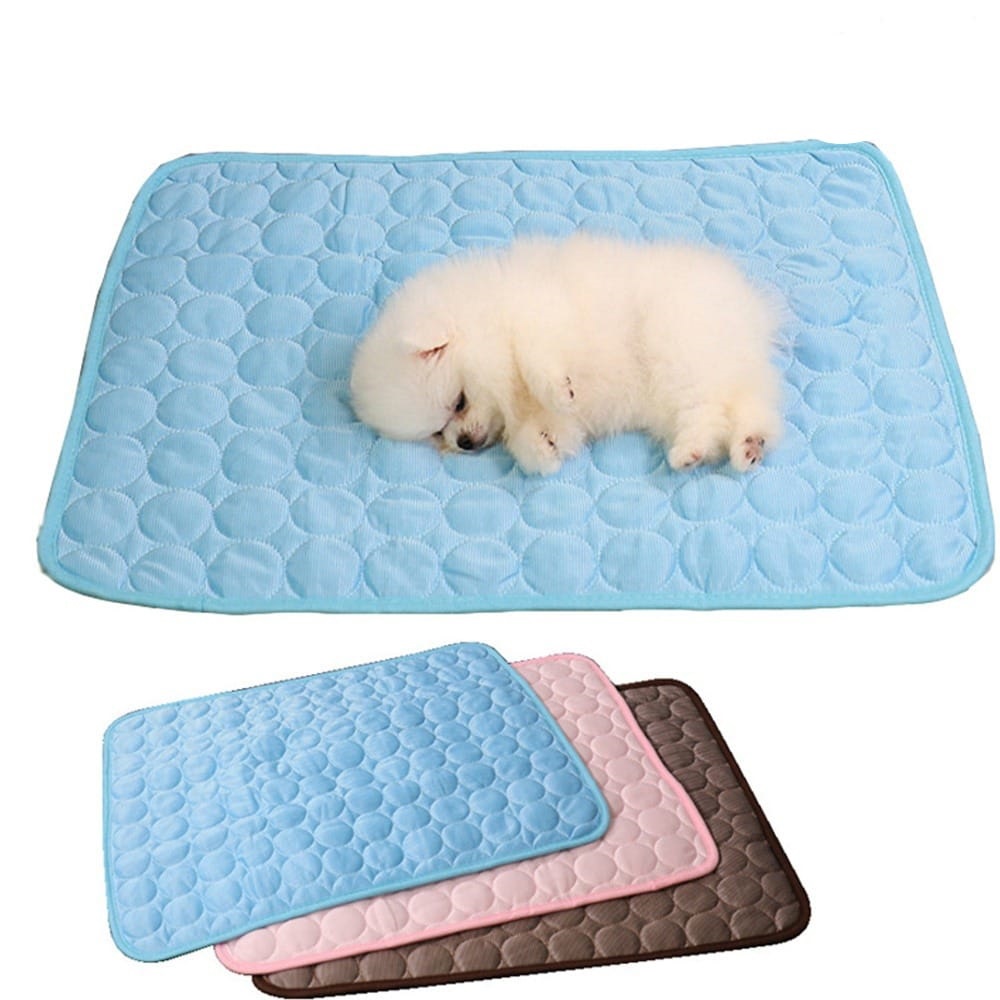 Wiggles Summer Cooling Pet Mat Blue Medium