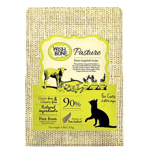 Wishbone Pasture Lamb Dry Cat Food 4lbs