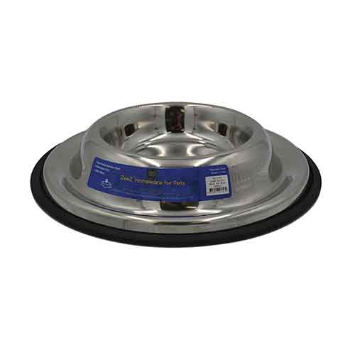 ZEEZ Ant Moat Stainless Steel Pet Bowl 350ml