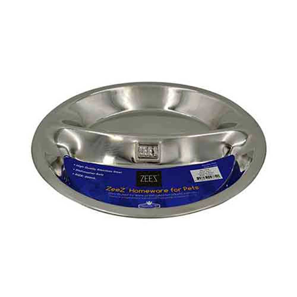 ZeeZ Stainless Steel Twin Feeding Bowl