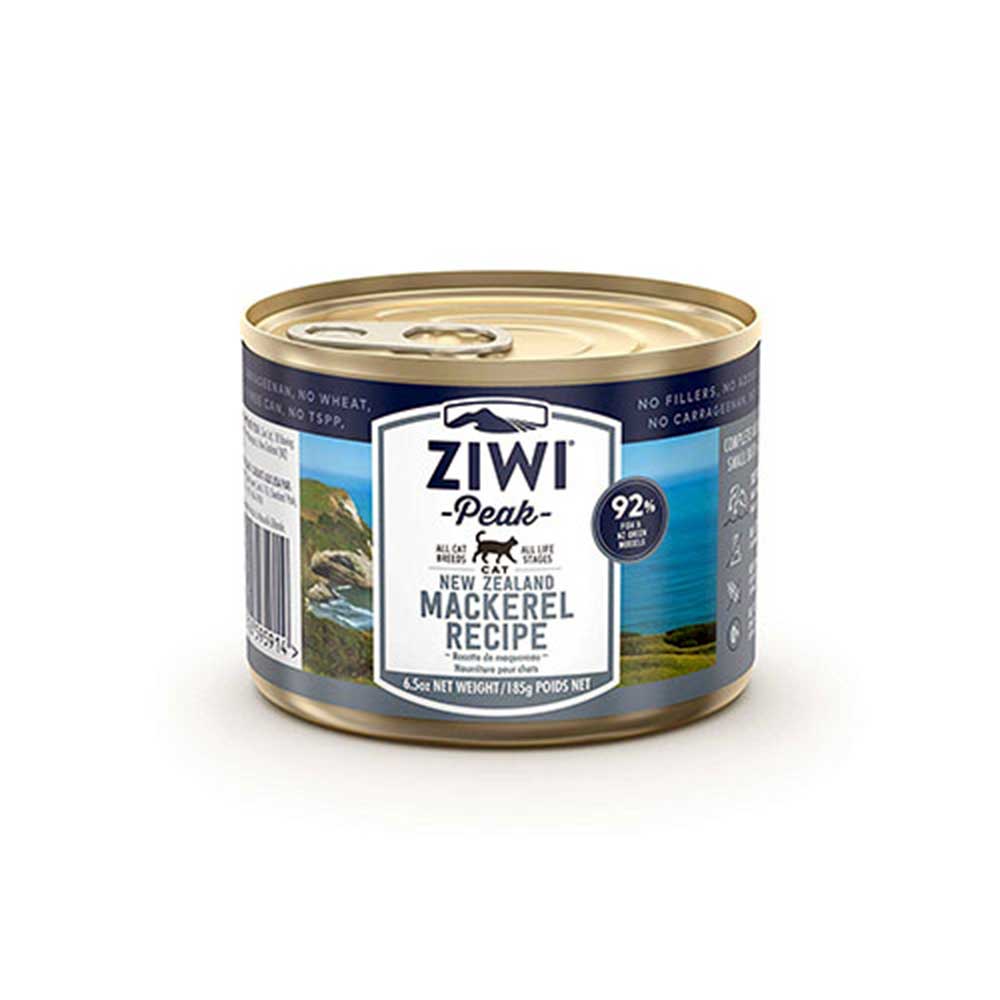 ZiwiPeak Mackerel Recipe Moist Cat Food, 185 gms