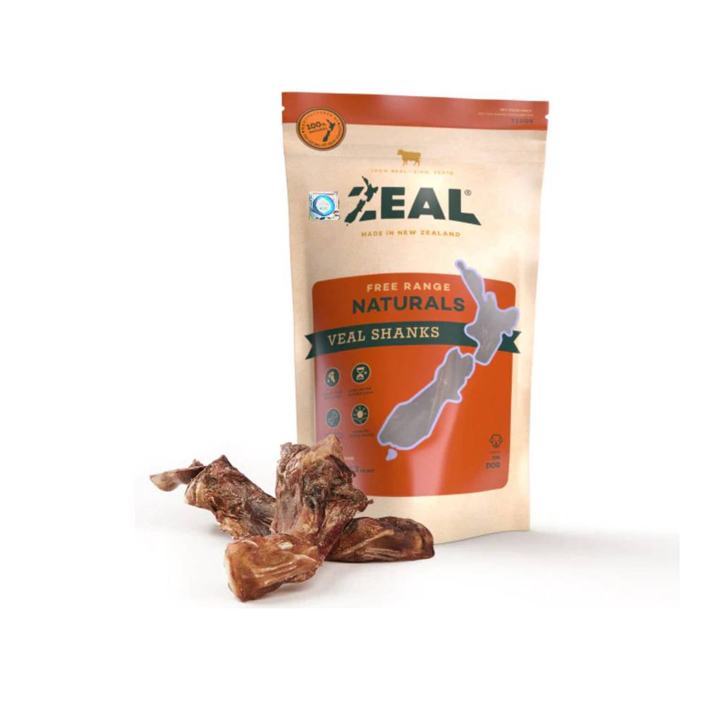 Zeal Free Range Naturals Dried Veal Shanks - Dog Treats