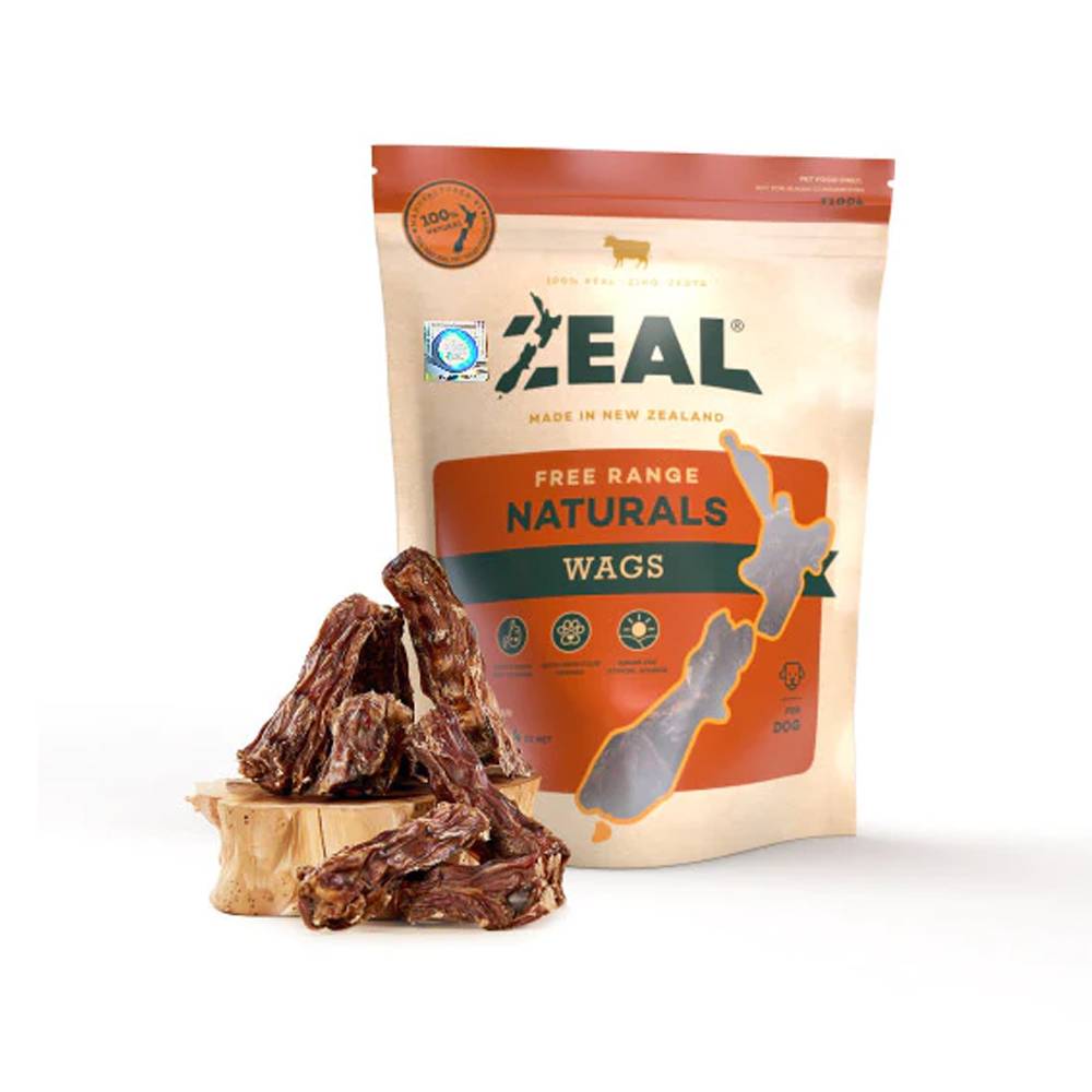 Zeal Free Range Naturals Dried Wags - Dog Treats