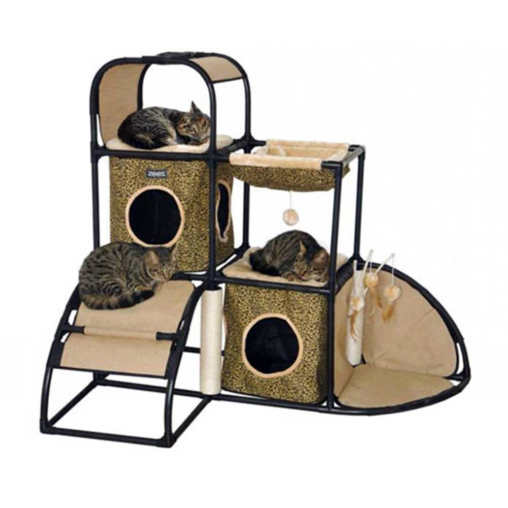 ZeeZ Feline Corner Hideway Fun House