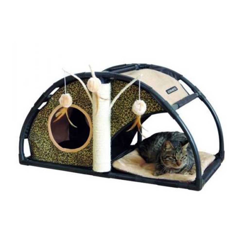 ZeeZ Feline Arch Fun House 32 x 16 x 16"