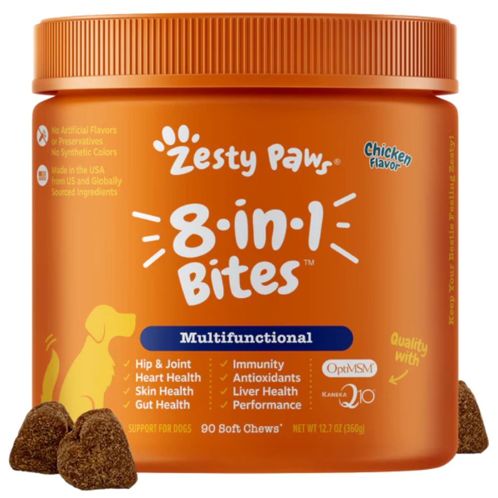 Zesty Paws Chicken 8 in 1 Multifunctional Bites For Dogs