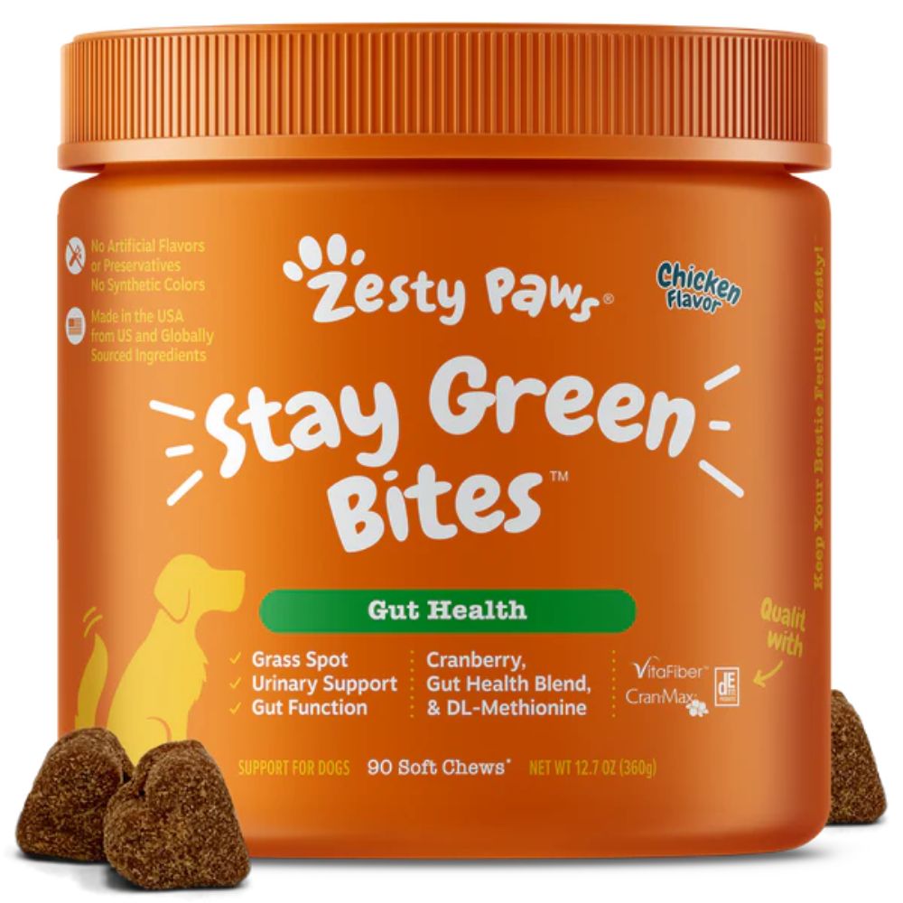 Zesty Paws Chicken Stay Green Bites For Dogs