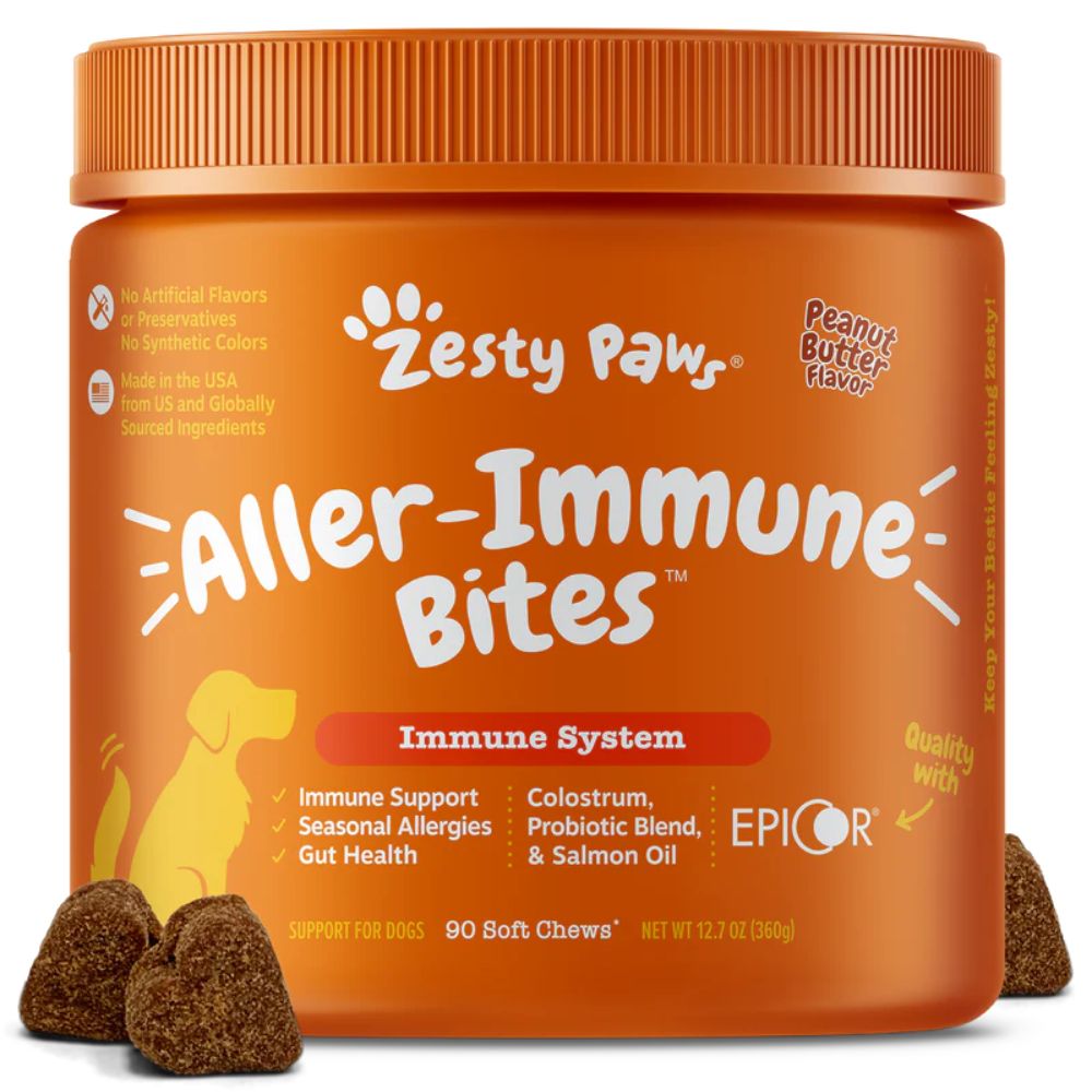 Zesty Paws Lamb Aller Immune Bites For Dogs