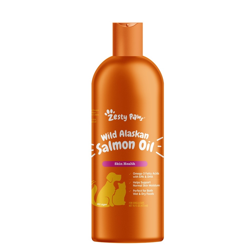 Zesty Paws Wild Alaskan Salmon Oil 16oz - 25bot/case