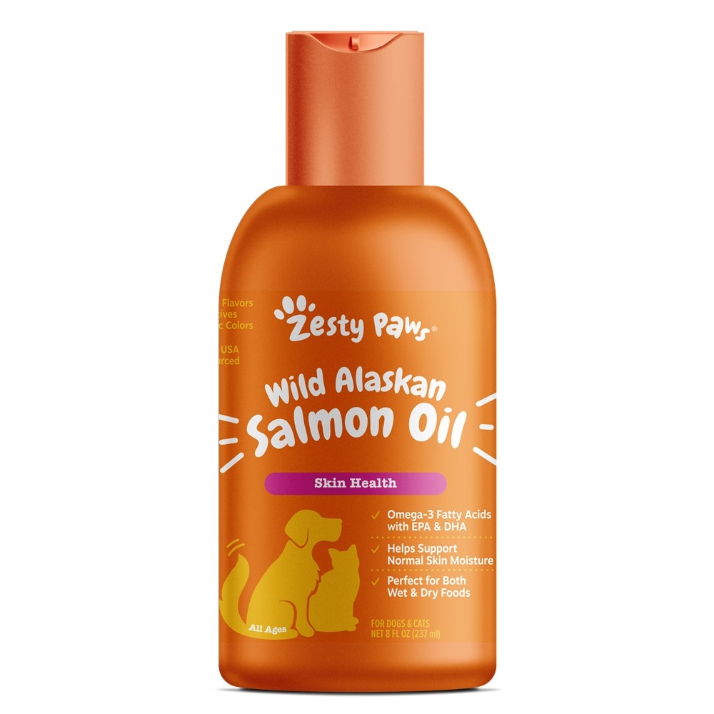 Zesty Paws Wild Alaskan Salmon Oil 8oz - 40bot/case