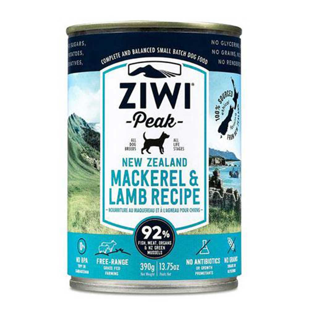 ZiwiPeak Mackerel-Lamb Wet DogFood-12Pk