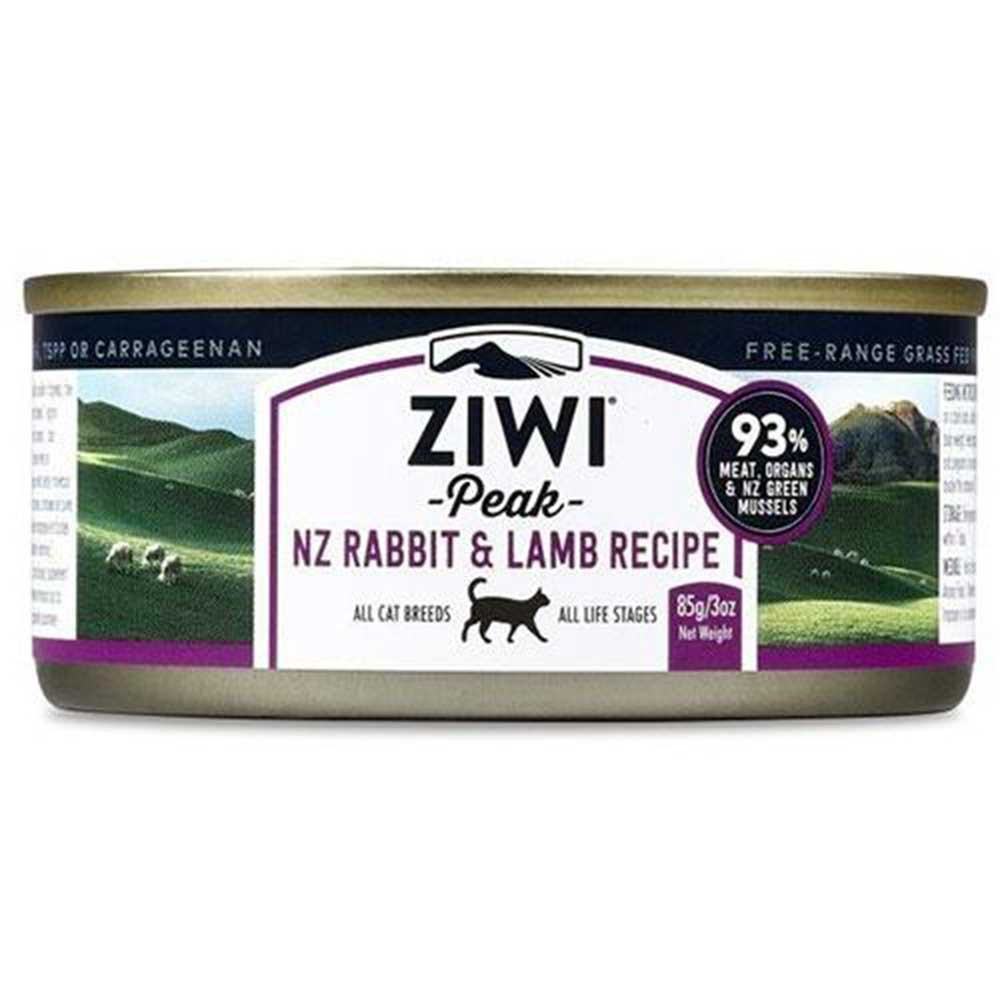 ZiwiPeak Rabbit & Lamb Recipe Moist Cat Food 0.18 lbs (85 g)