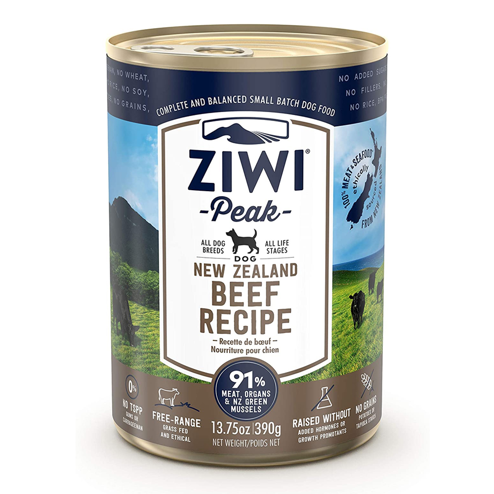 ZiwiPeak Beef Recipe Moist Dog Food 1 Can