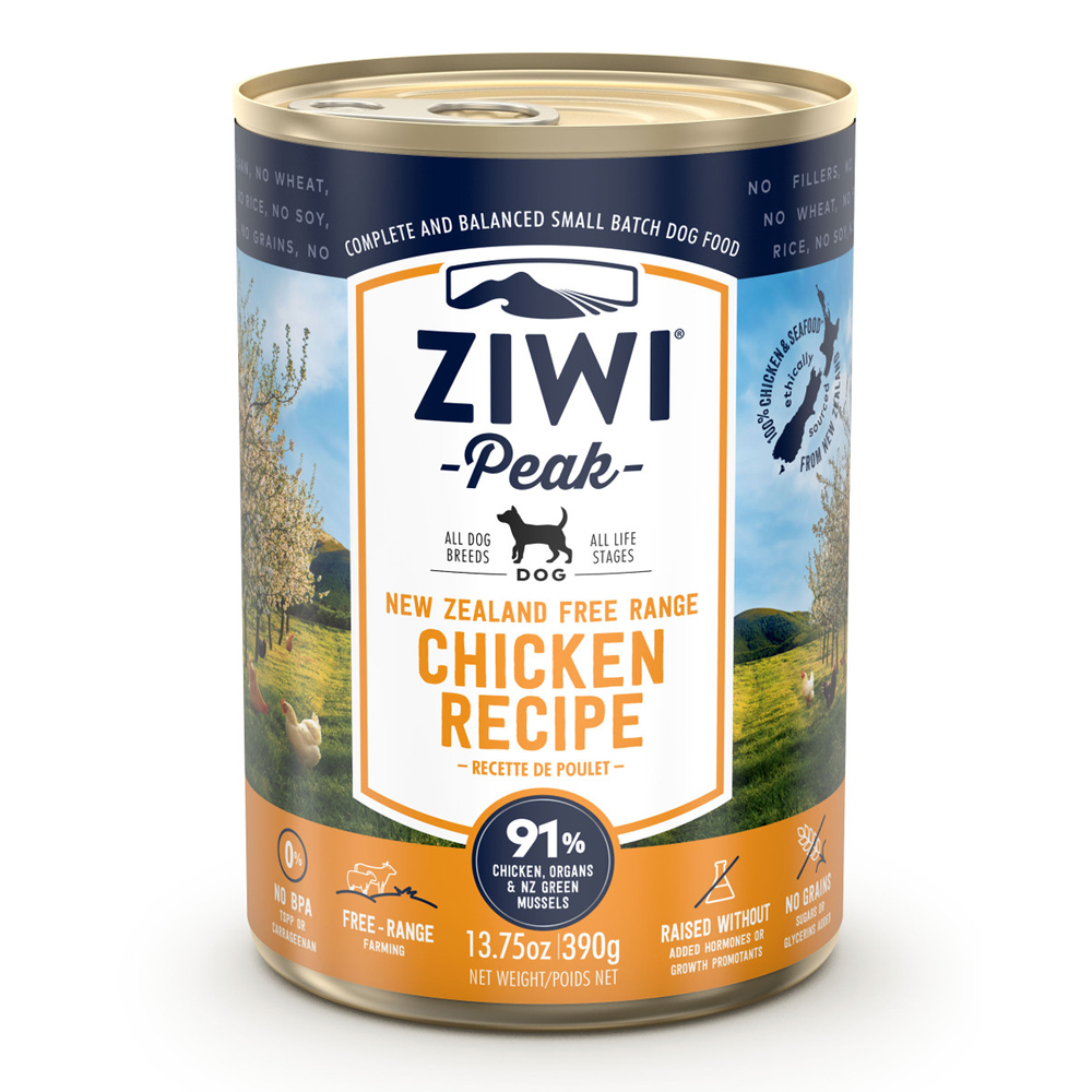 ZiwiPeak Free Range Chicken Recipe Moist Dog Food 1 Can