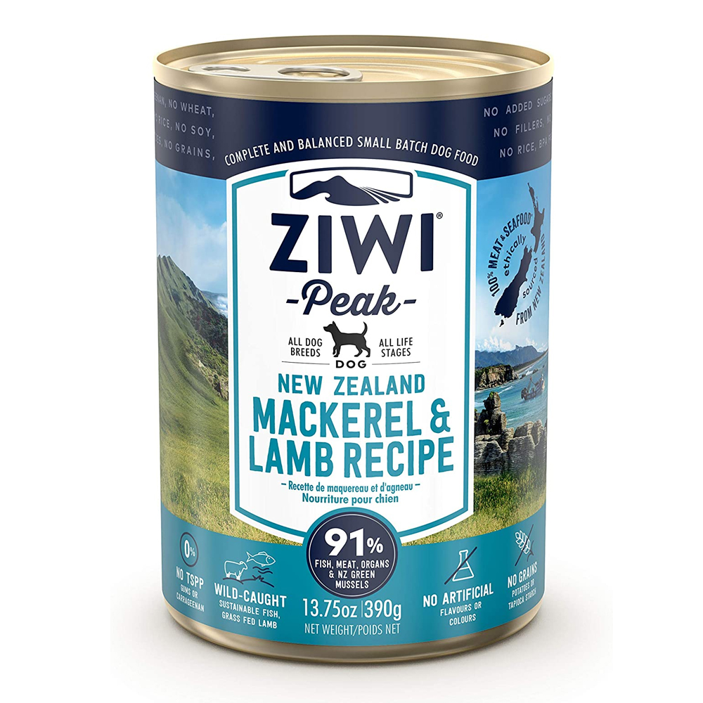 ZiwiPeak Mackerel & Lamb Recipe Moist Dog Food 1 Can