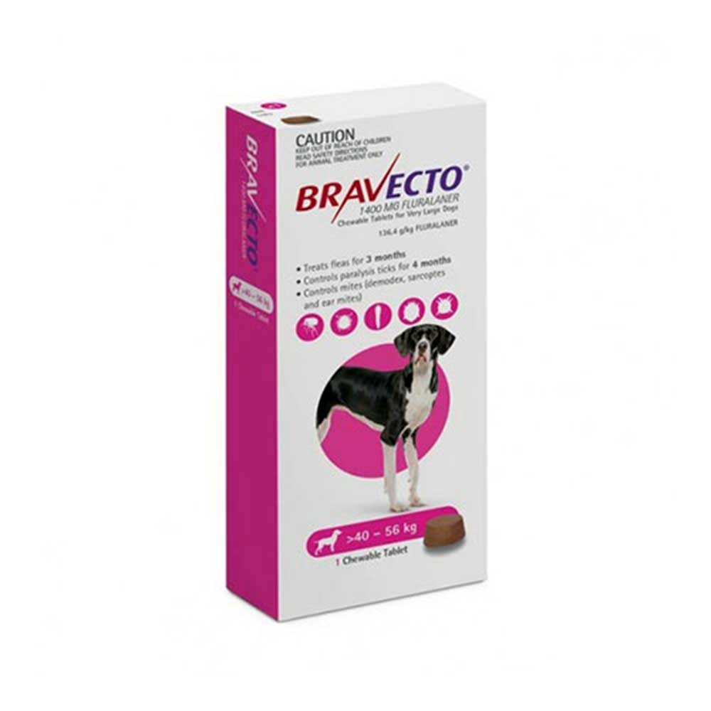 Bravecto Chews For Dogs XL (40-56kg)