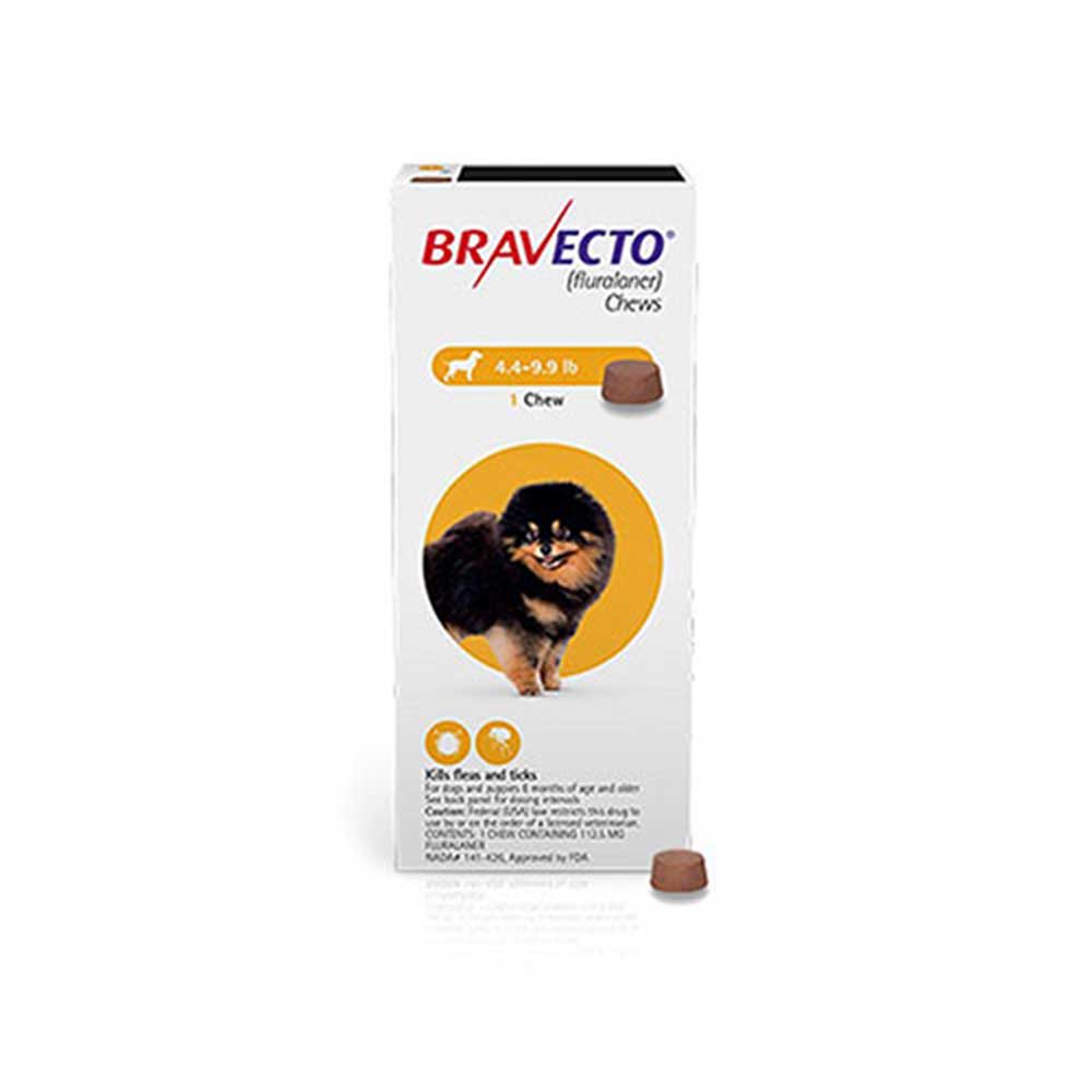 Bravecto Chews For Dogs XS (2-4.5kg)