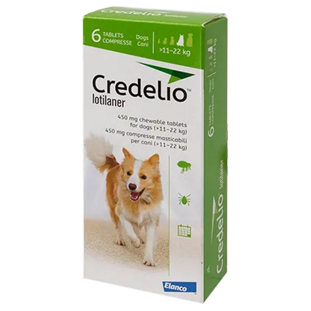 Credelio 450mg Large Dogs 11-22 kg, 6Pk