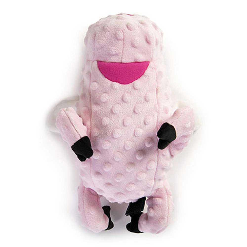 goDog Bubble Plush Flying Pig with Chew Guard Technology