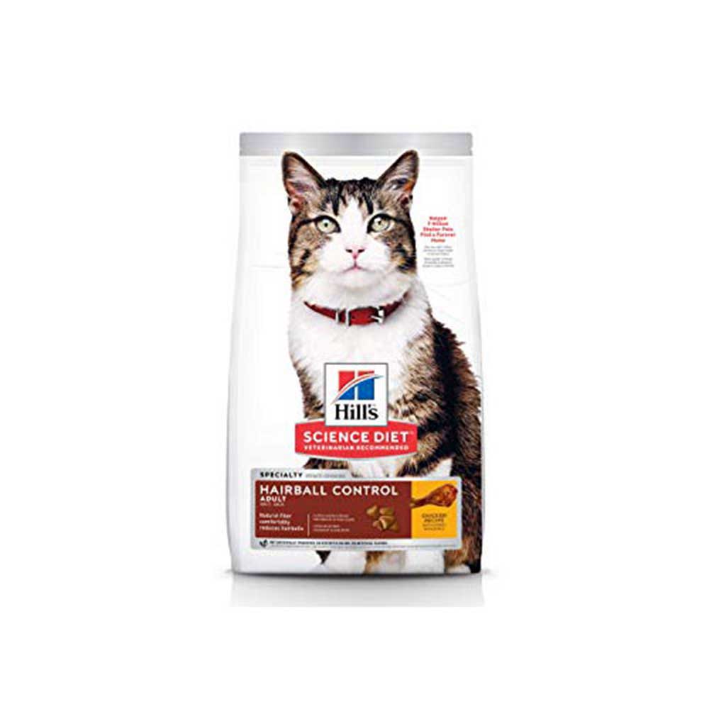 Hills Science Diet Adult Hairball Control Dry Cat Food, 3.5lb