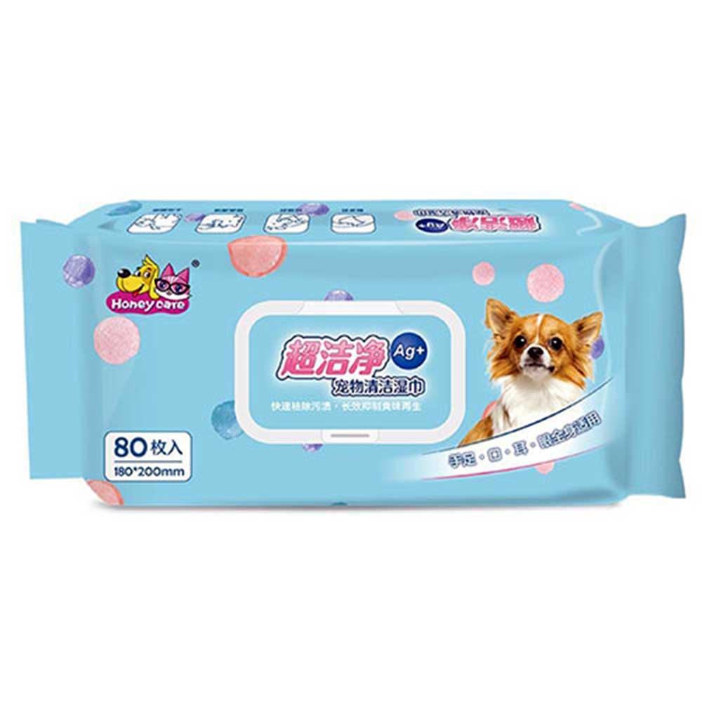 HoneyCare Pet Wipes 80pc