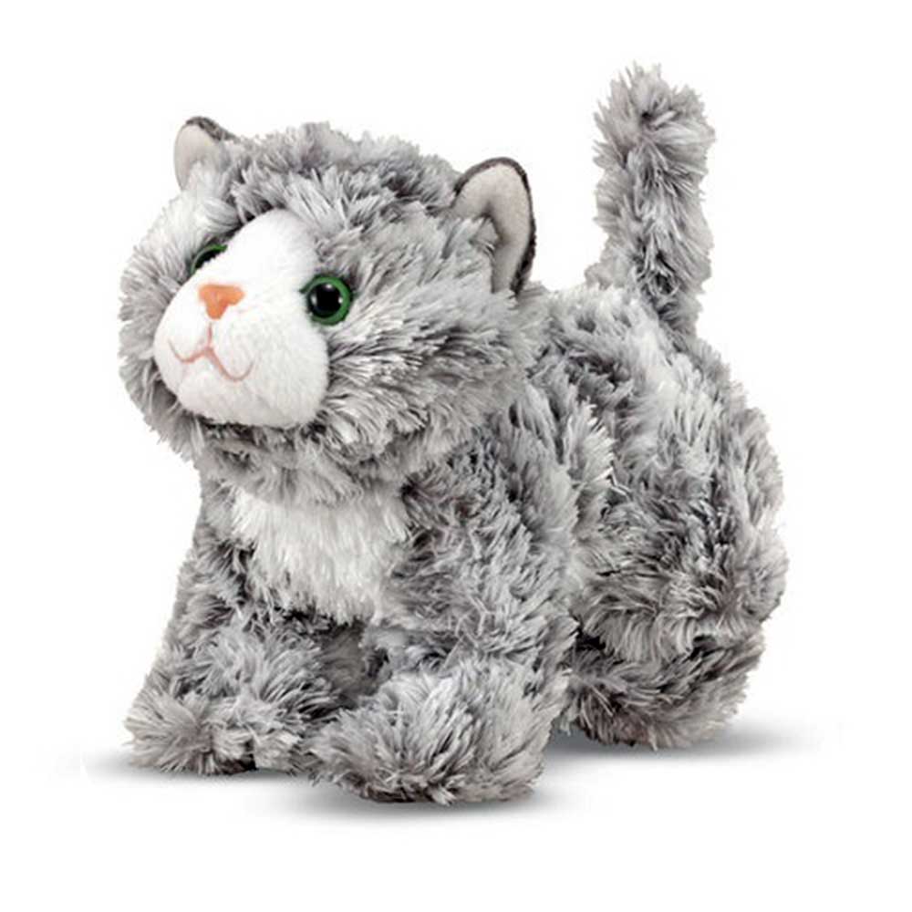 Melissa & Doug Roxie Grey Tabby Kitten Stuffed Animal Toy