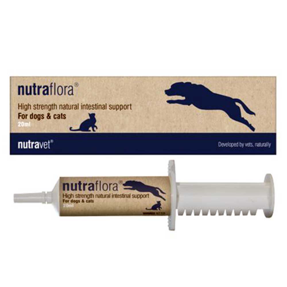 Nutravet Nutraflora Intestinal Supplement for Dogs & Cats