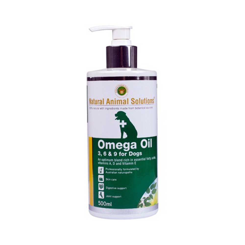 Natural Animal Solutions Omega Oil 3,6 & 9 For Dogs 500 ml