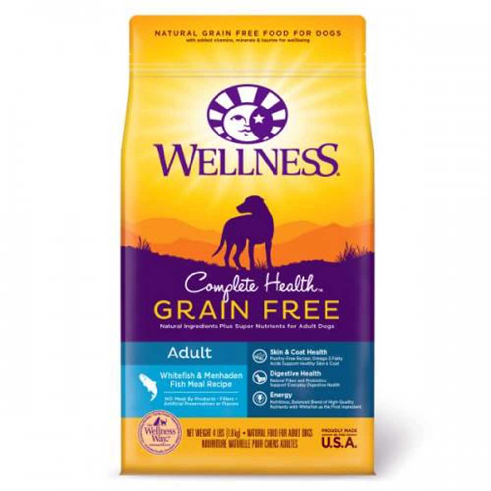 Wellness Complete Health Grain Free Adult Whitefish&Menhaden Fish 24lb